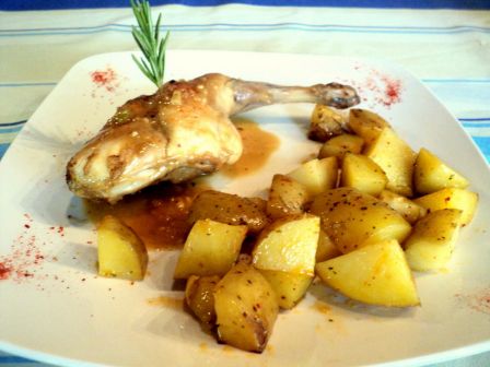 Lapin au piment d'espelette